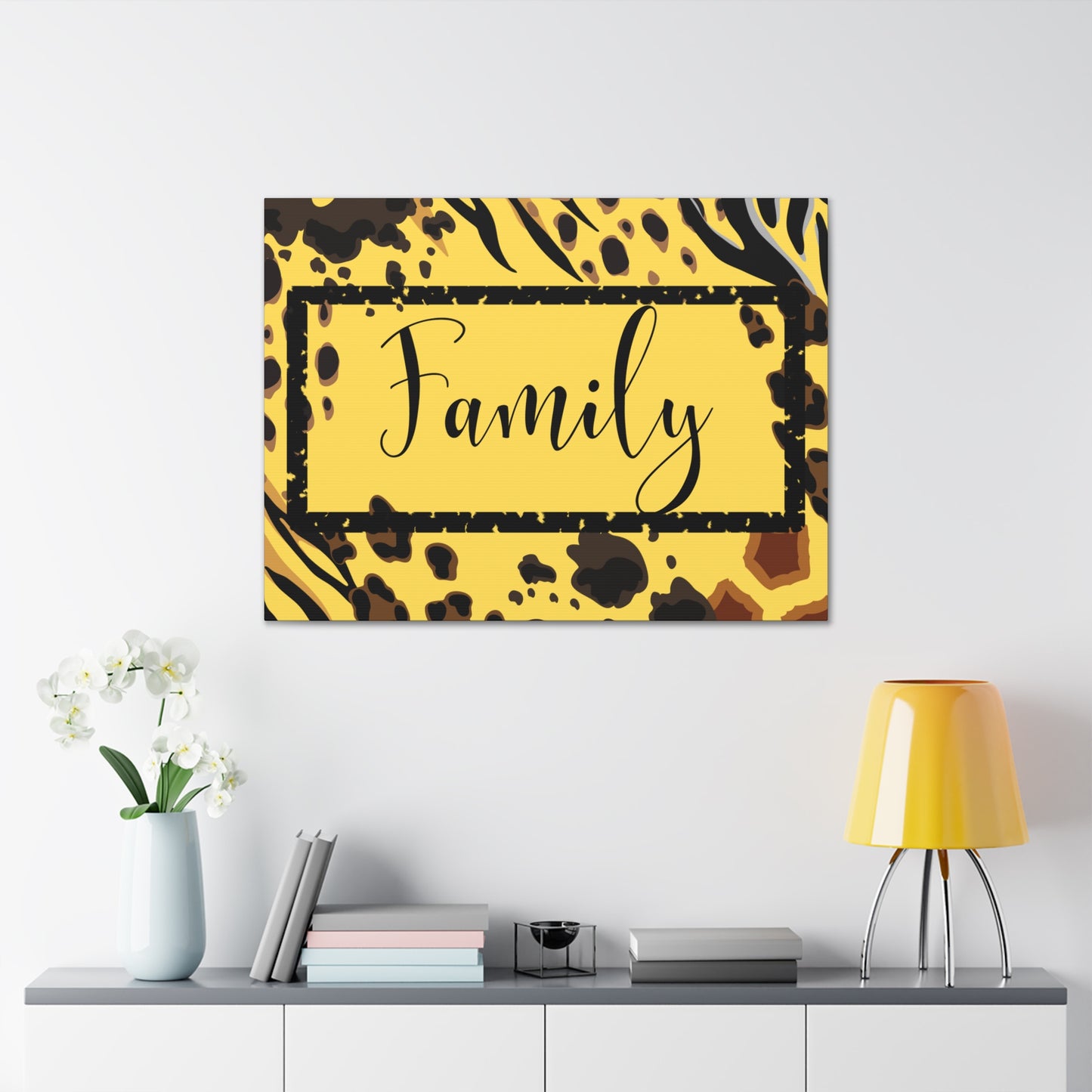 Christian Wall Art: Family (Wood Frame Ready to Hang)