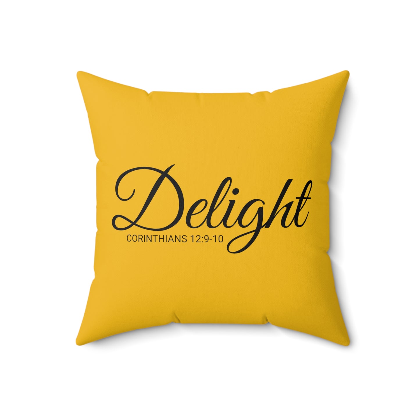 Scripture Delight Corinthians 12:9-10 Bible Verse Pillow