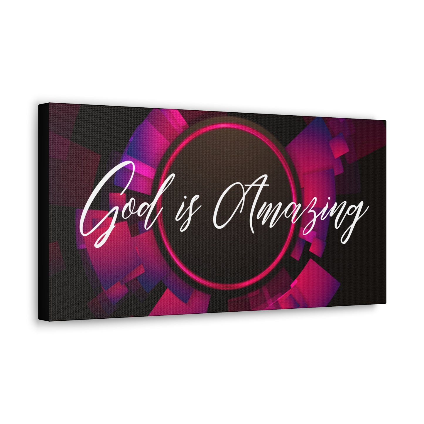 Christian Wall Art: God is Amazing (Wood Frame Ready to Hang)