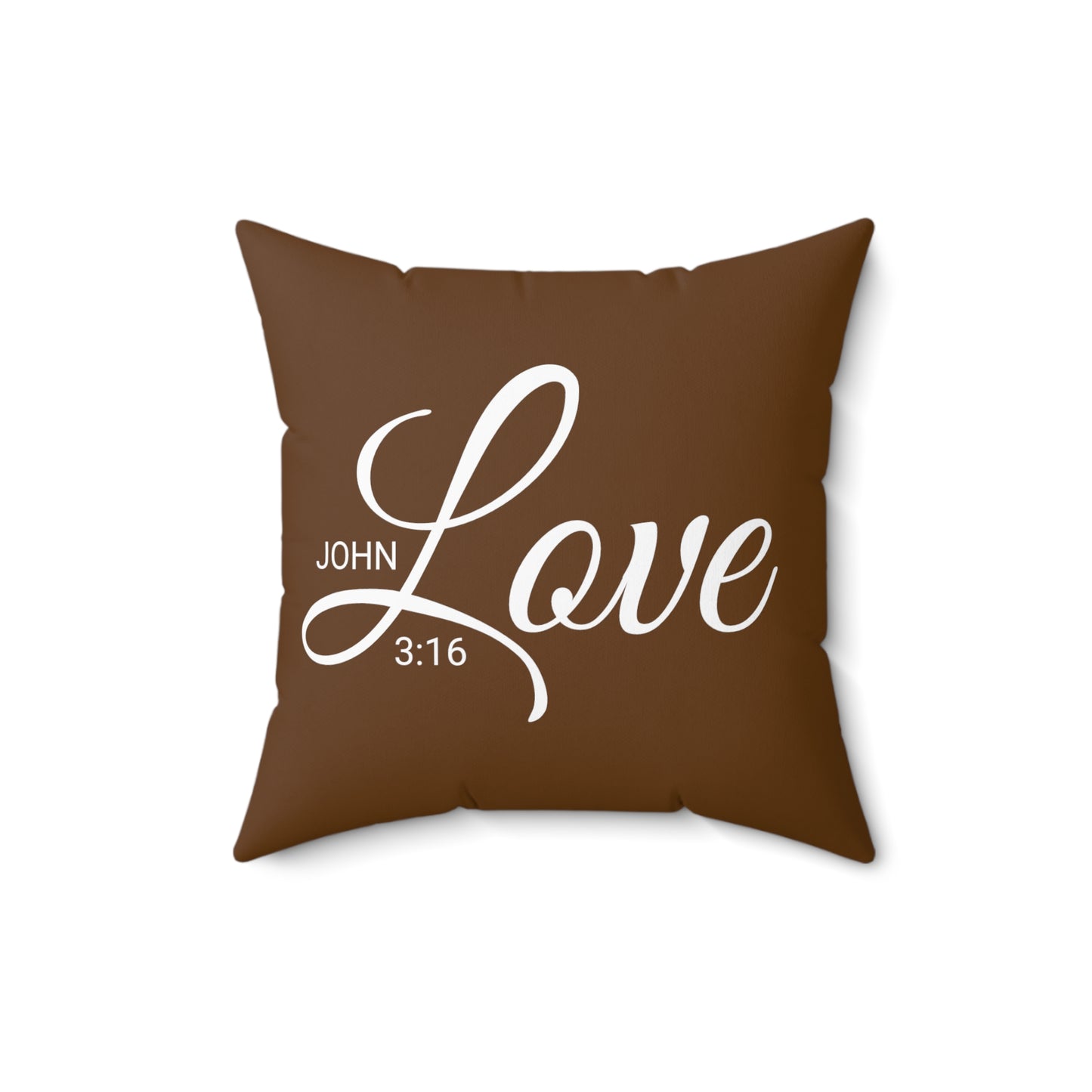 Scripture Love John 3:16 Bible Verse Pillow