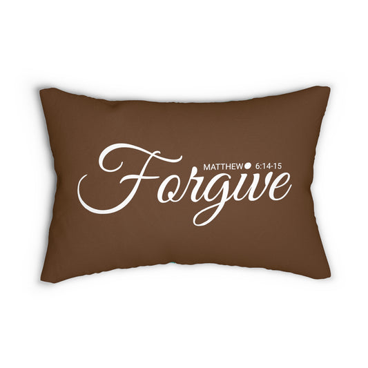 Scripture Forgive Matthew 6:14-15 Bible Verse Pillow