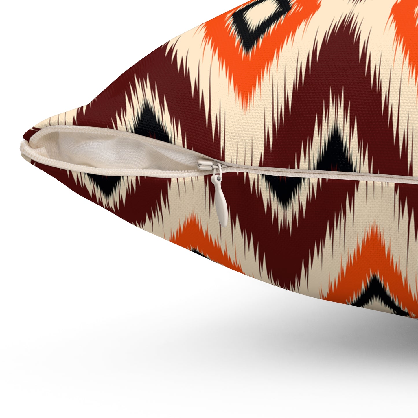 Ikat Style Throw Pillow