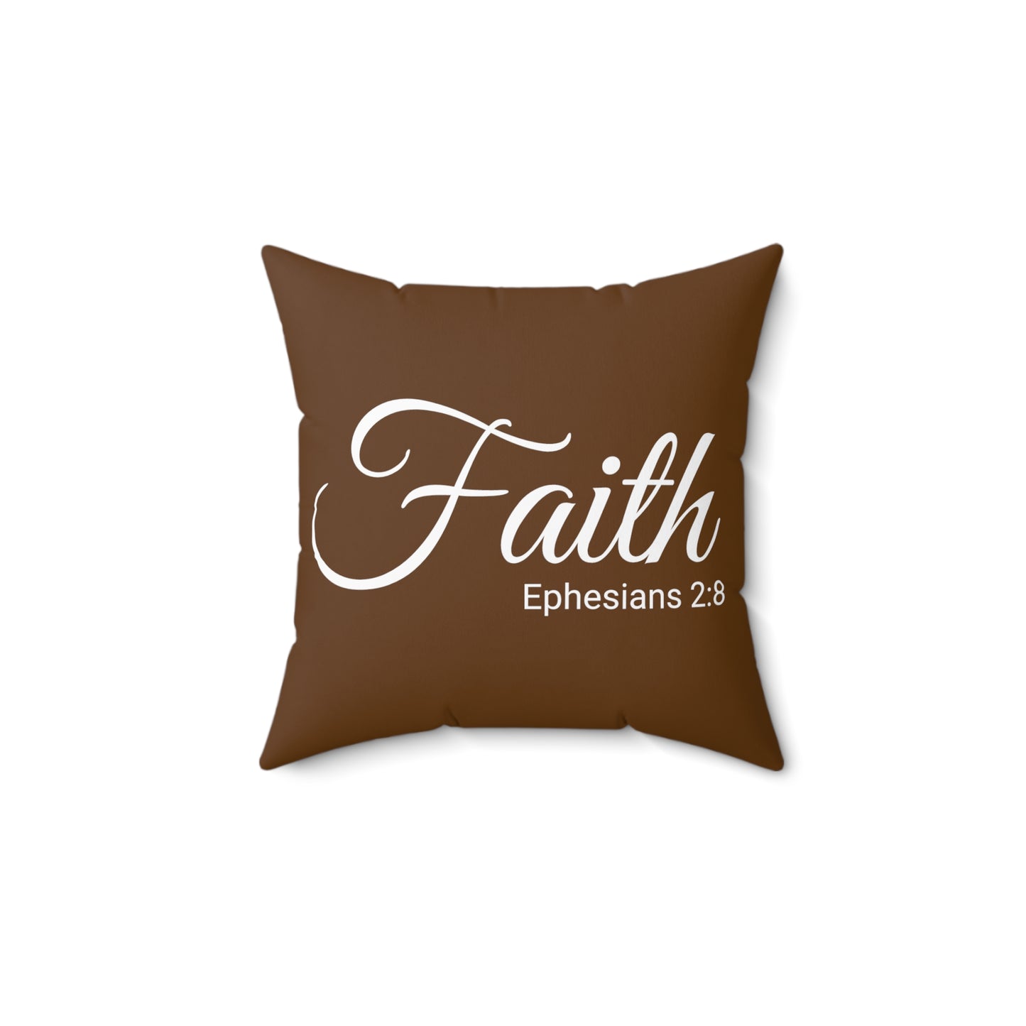 Scripture Faith Ephesians 2:8 Bible Verse Pillow