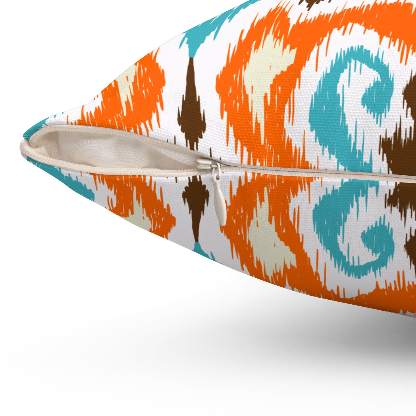 Ikat Style Throw Pillow