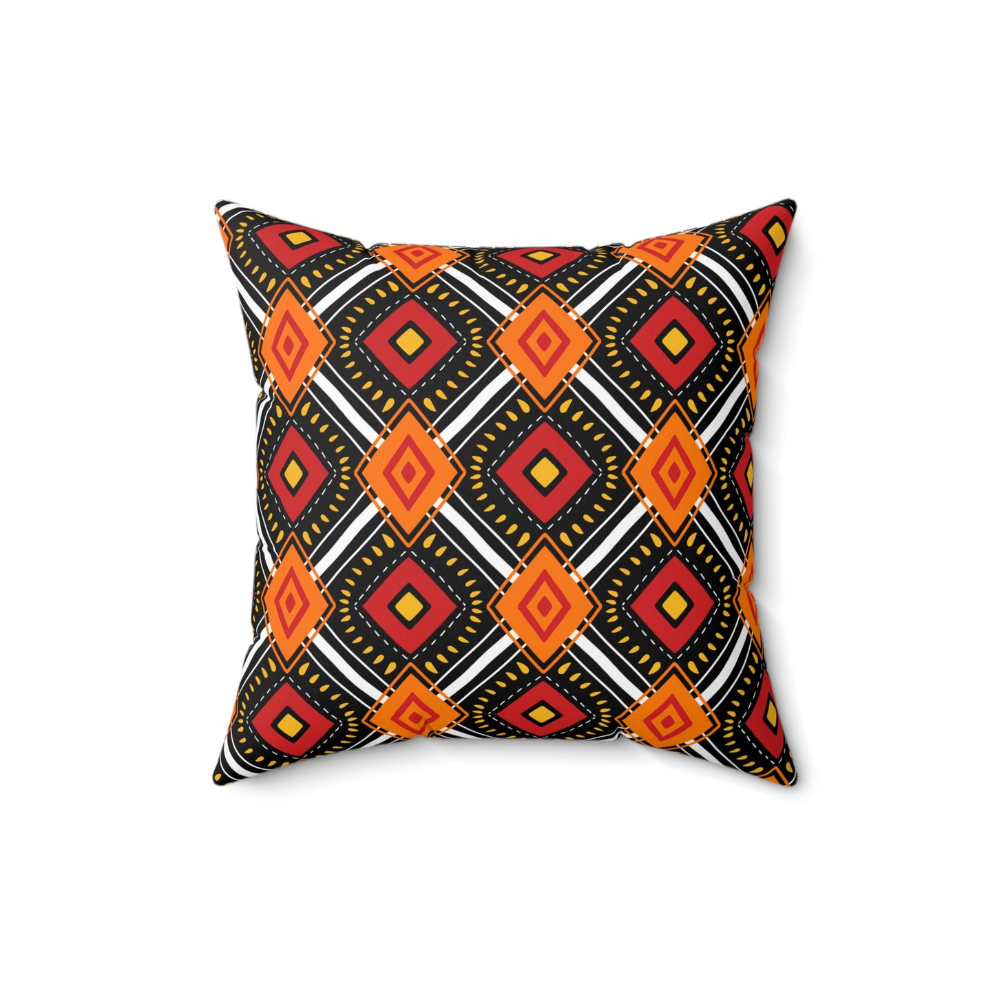 Ikat Style Throw Pillow