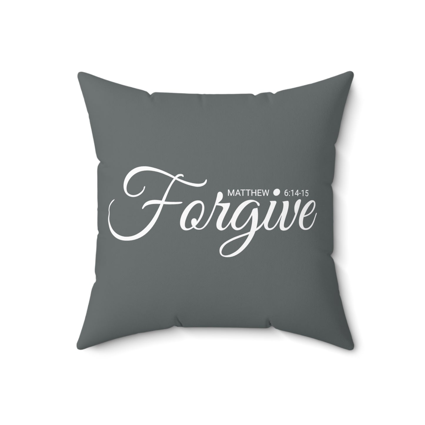 Scripture Forgive Matthew 6:14-15 Bible Verse Pillow