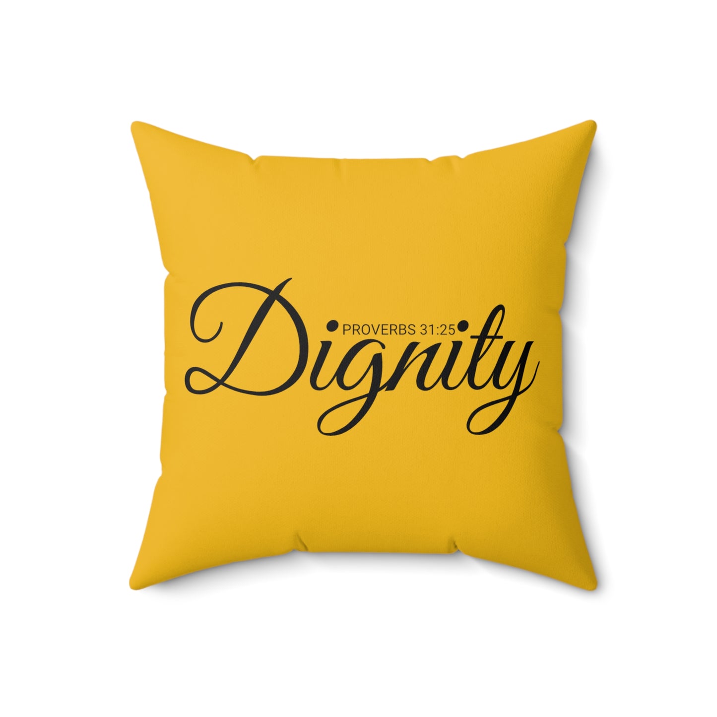 Scripture Dignity Proverbs 31:25  Bible Verse Pillow