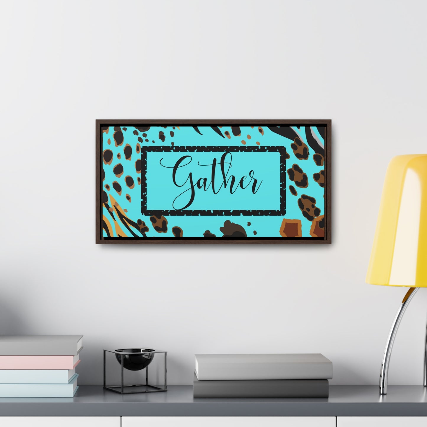 Christian Wall Art: Gather (Floating Frame)