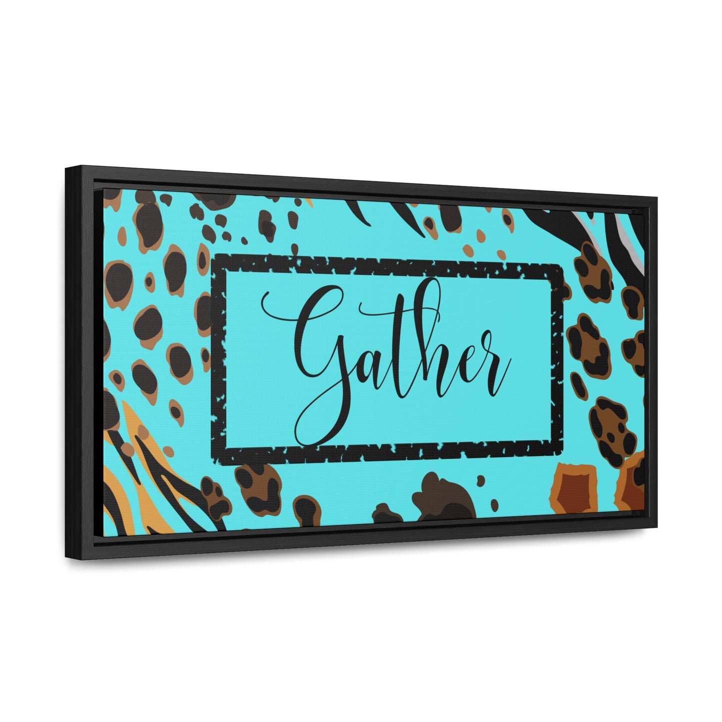 Christian Wall Art: Gather (Floating Frame)