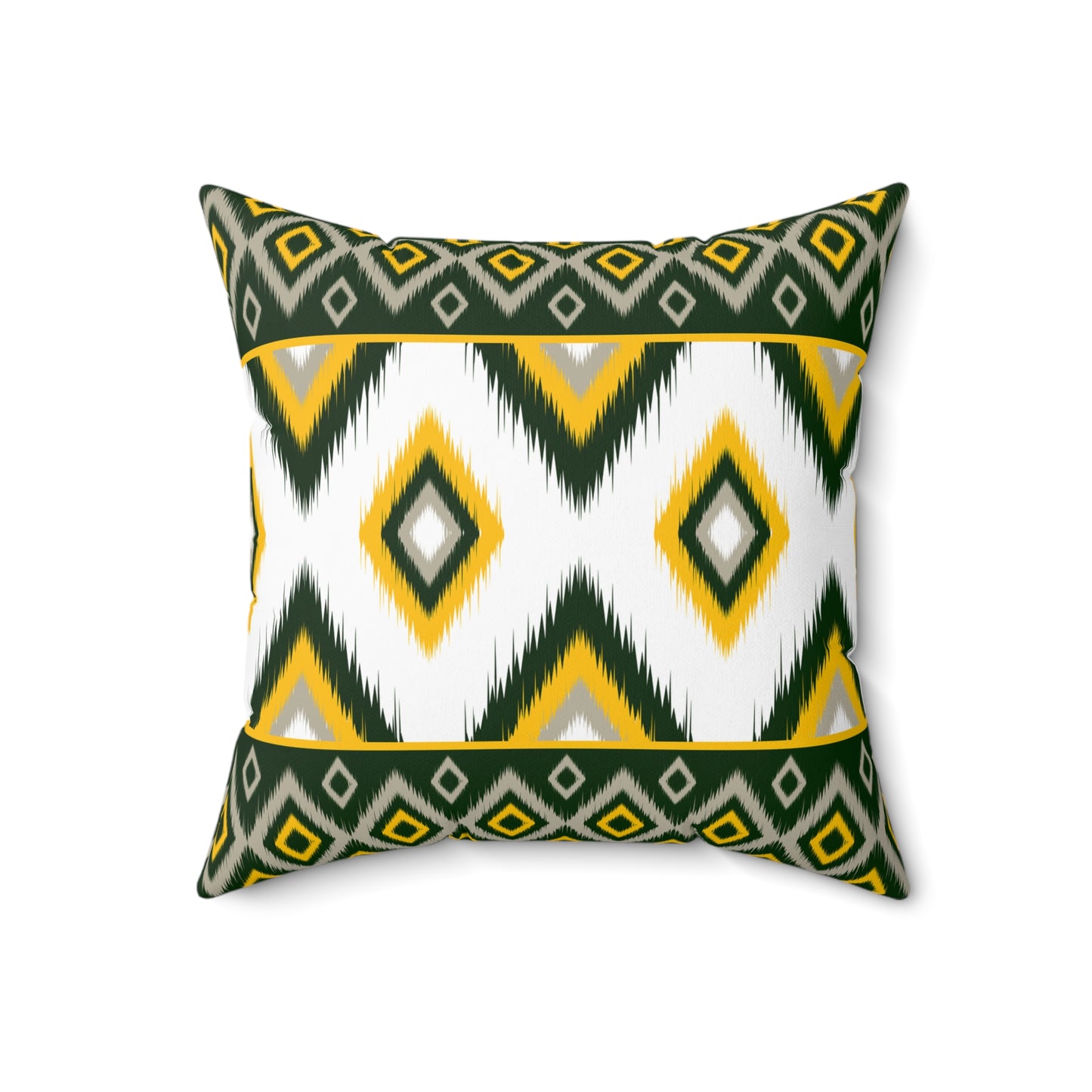 Ikat Style Throw Pillow