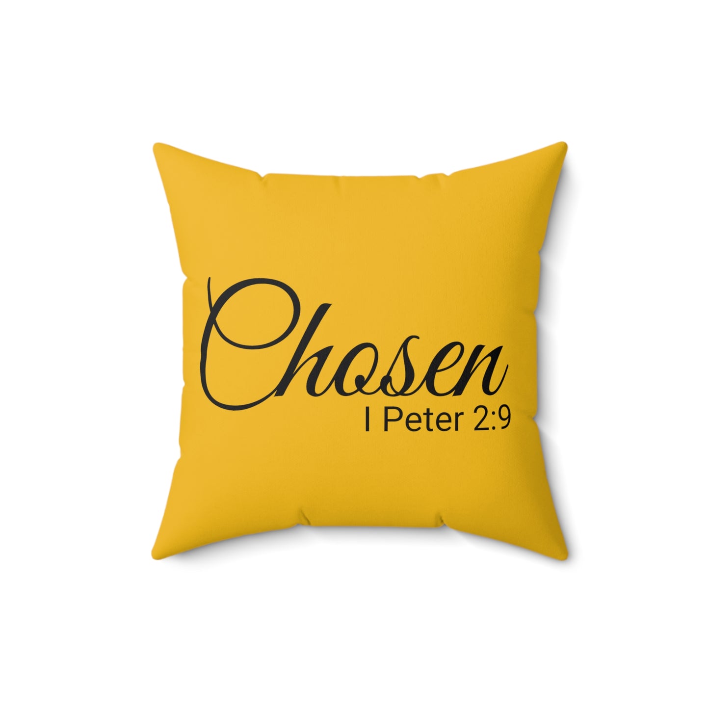 Scripture Chosen 1 Peter 2:9 Bible Verse Throw Pillow