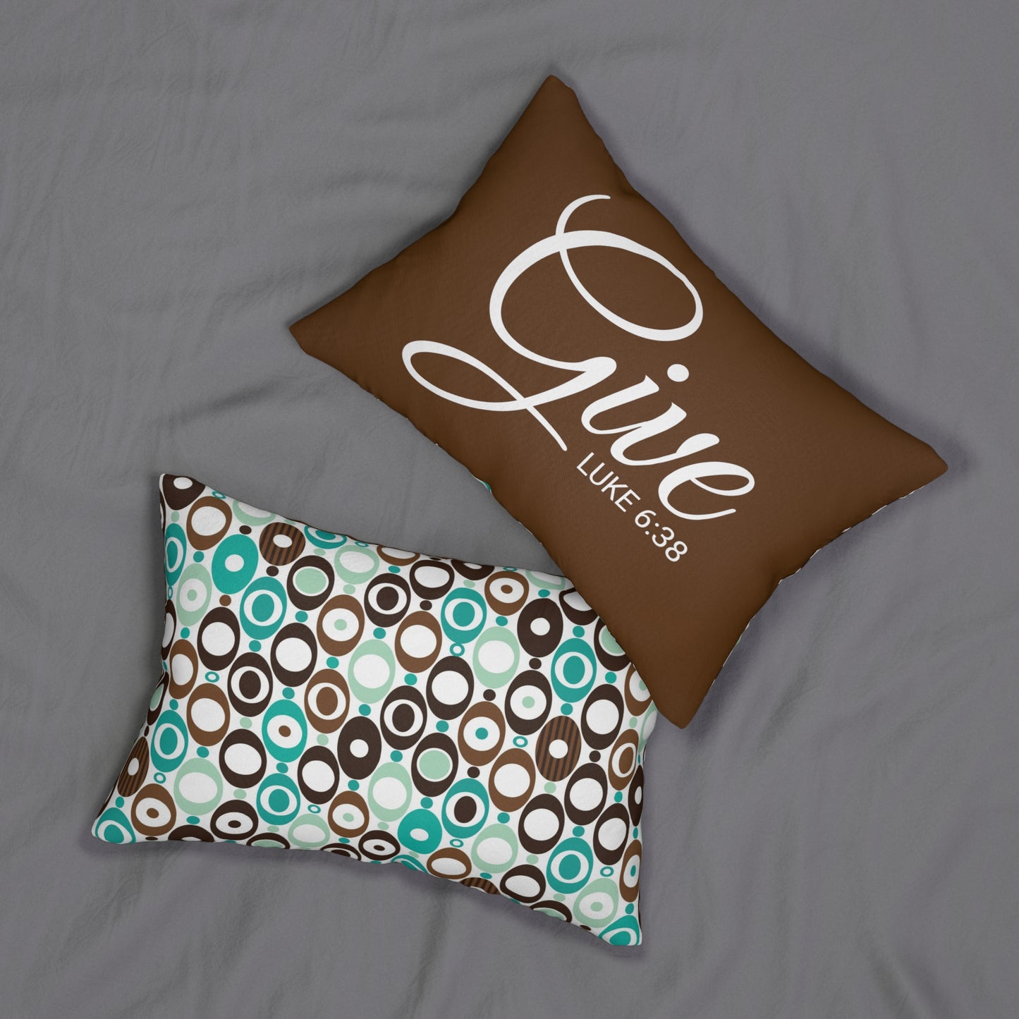 Scripture Give Luke 6:38 Bible Verse Pillow