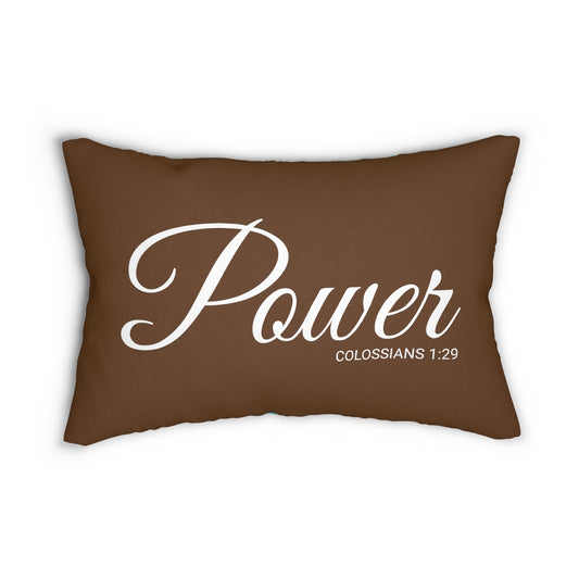 Scripture Power Colossians 1:29 Bible Verse Pillow