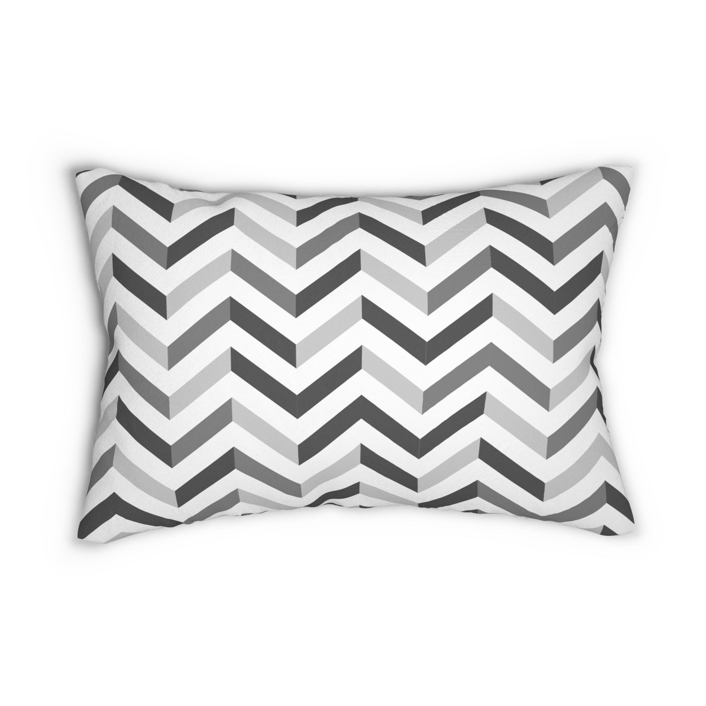 Almohada decorativa en zigzag multicolor