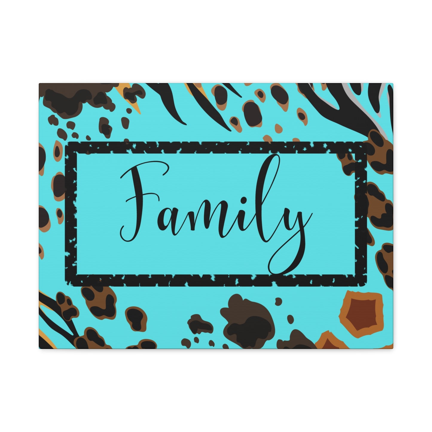 Christian Wall Art: Family (Wood Frame Ready to Hang)