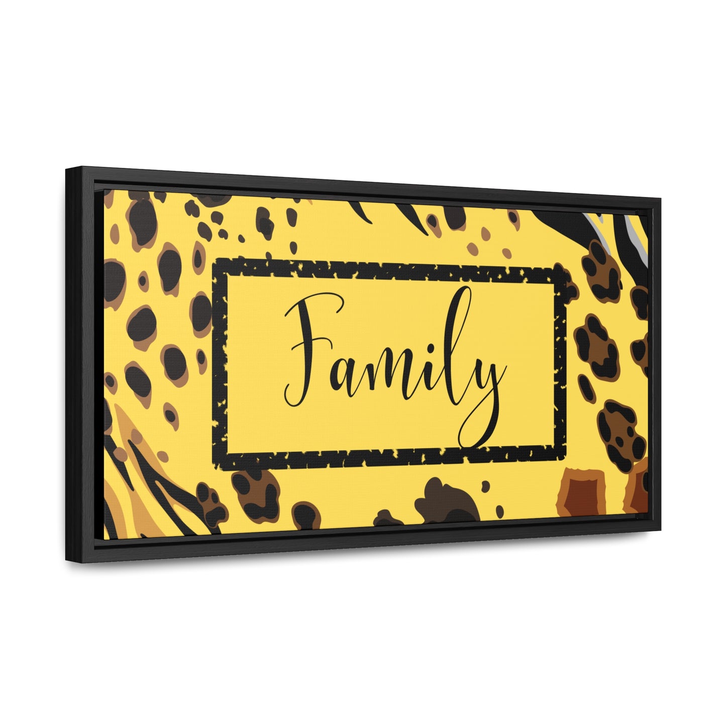 Christian Wall Art: Family (Floating Frame)