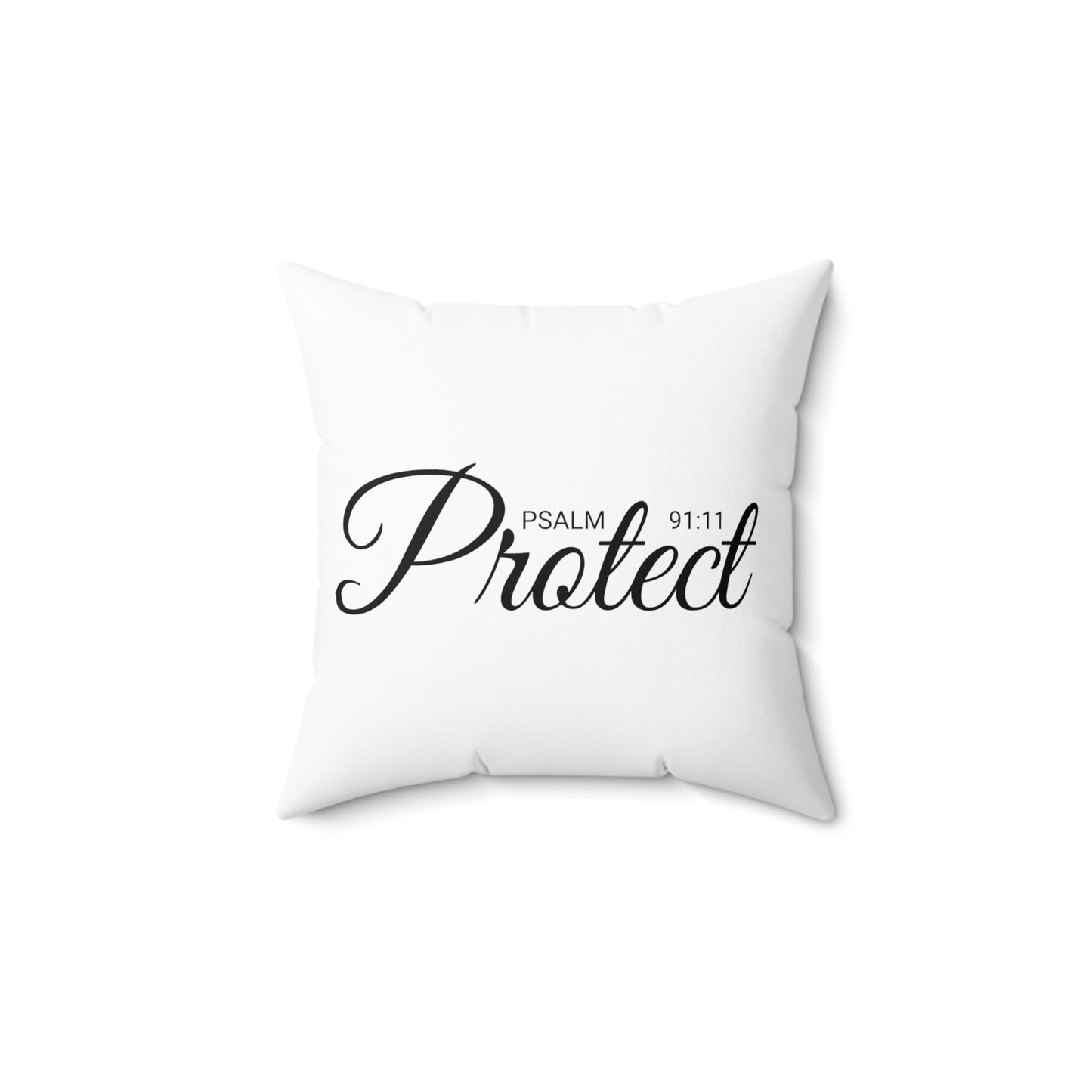 Scripture Protect Psalm 91:11 Bible Verse Pillow