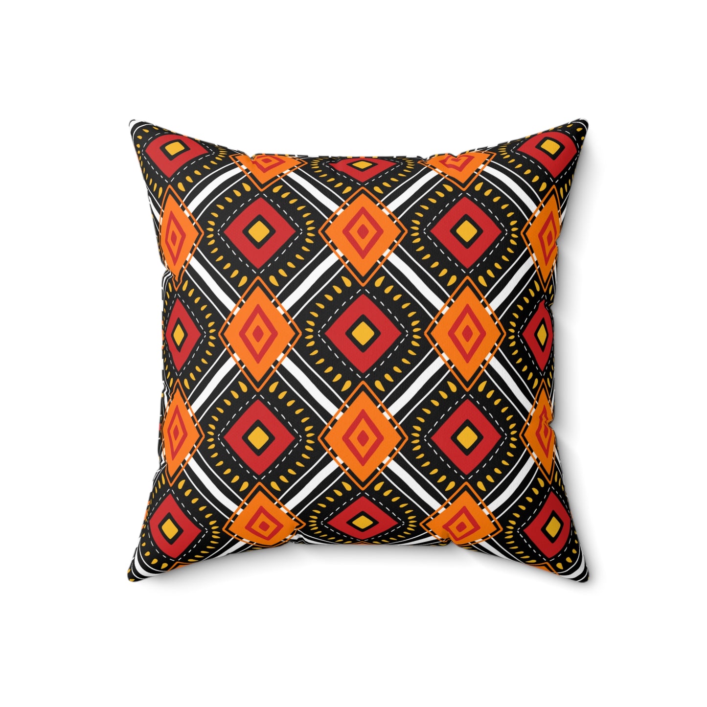 Ikat Style Throw Pillow