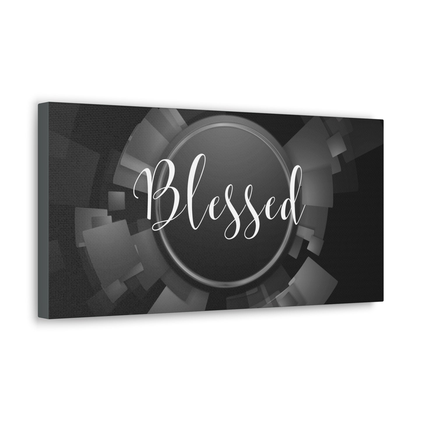 Christian Wall Art: Blessed (Wood Frame Ready to Hang)