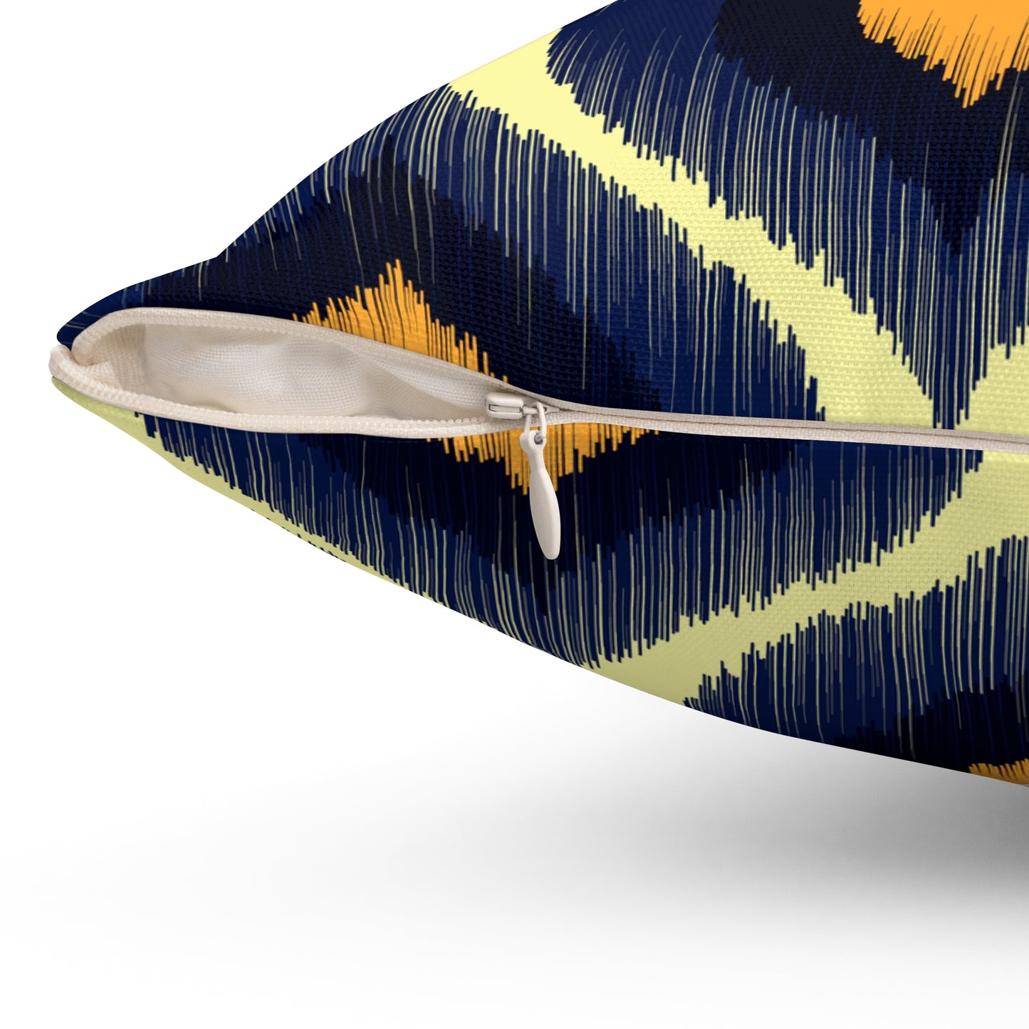 Ikat Style Throw Pillow