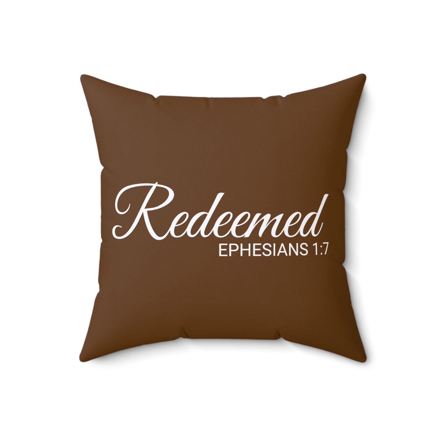 Scripture Redeemed Ephesians 1:7 Bible Verse Pillow