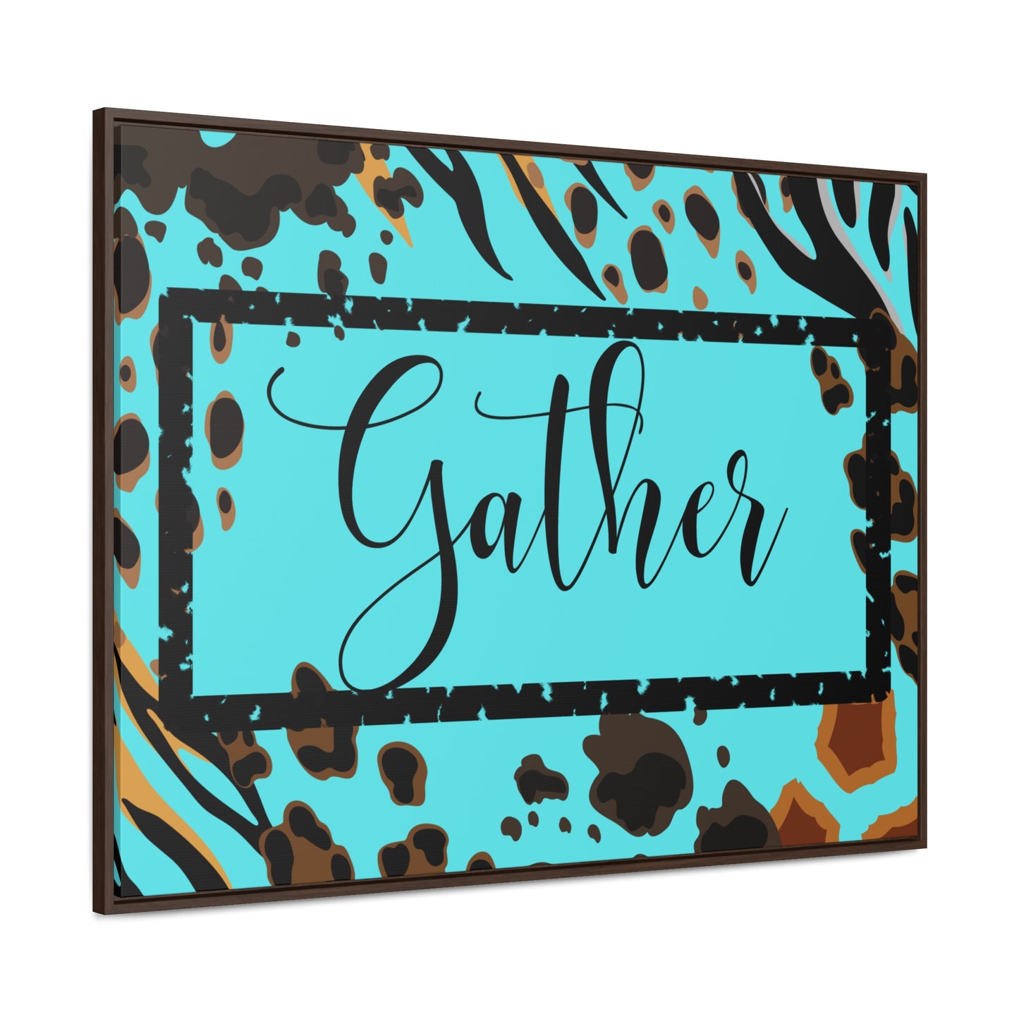 Christian Wall Art: Gather (Floating Frame)