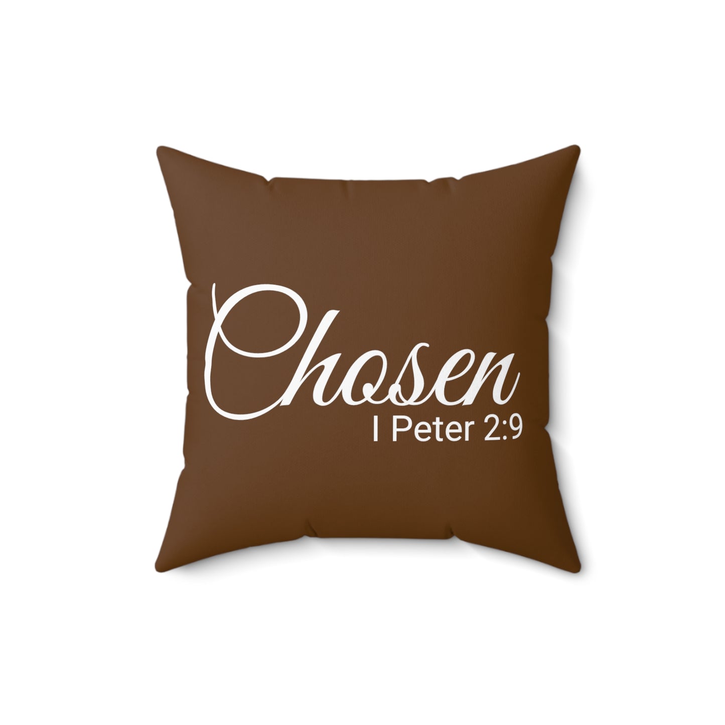 Scripture Chosen 1 Peter 2:9 Bible Verse Throw Pillow