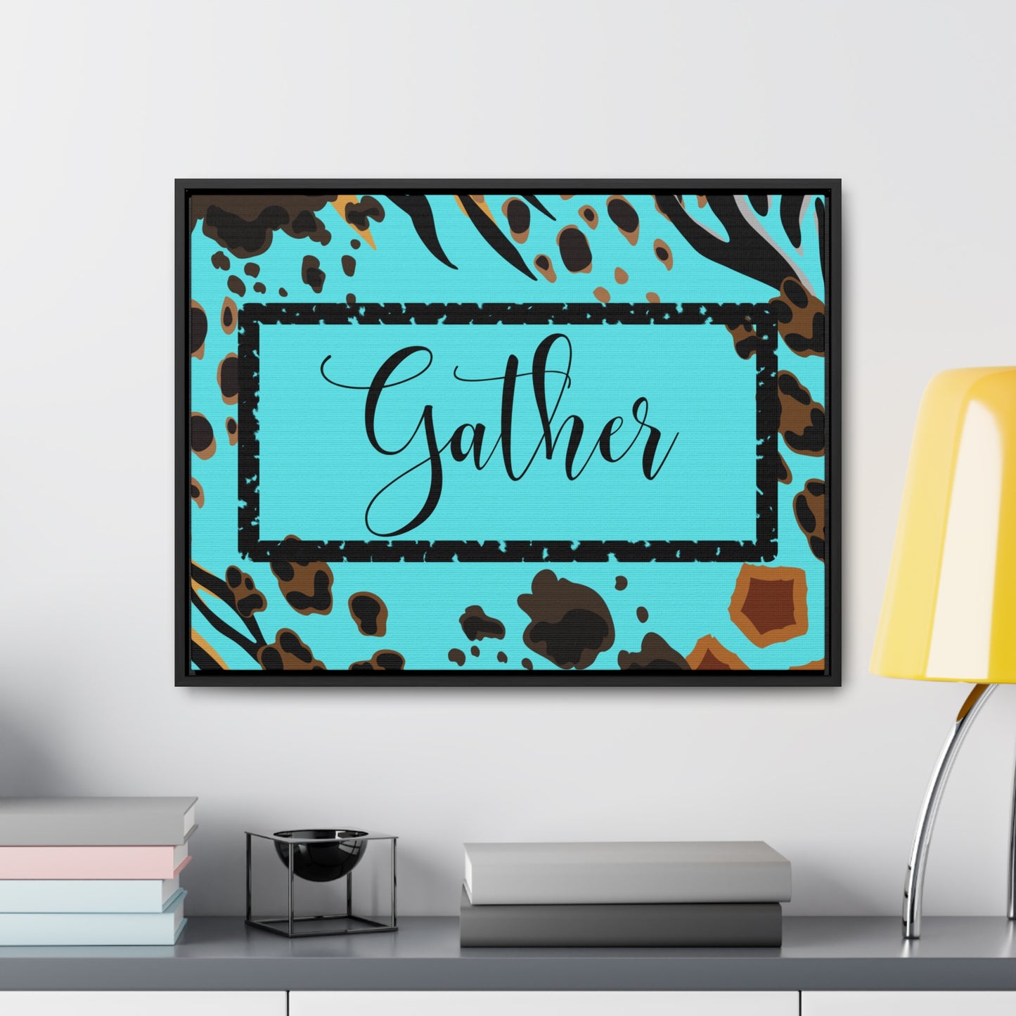 Christian Wall Art: Gather (Floating Frame)