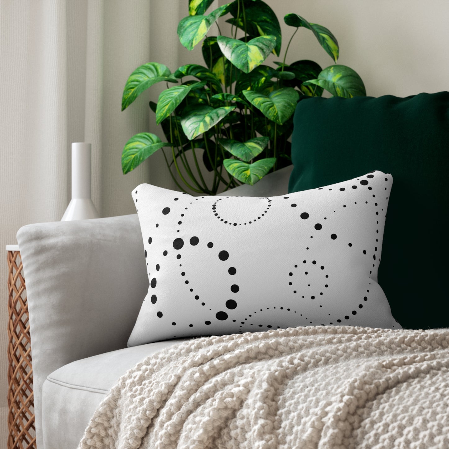 Multi Circle Accent Pillow