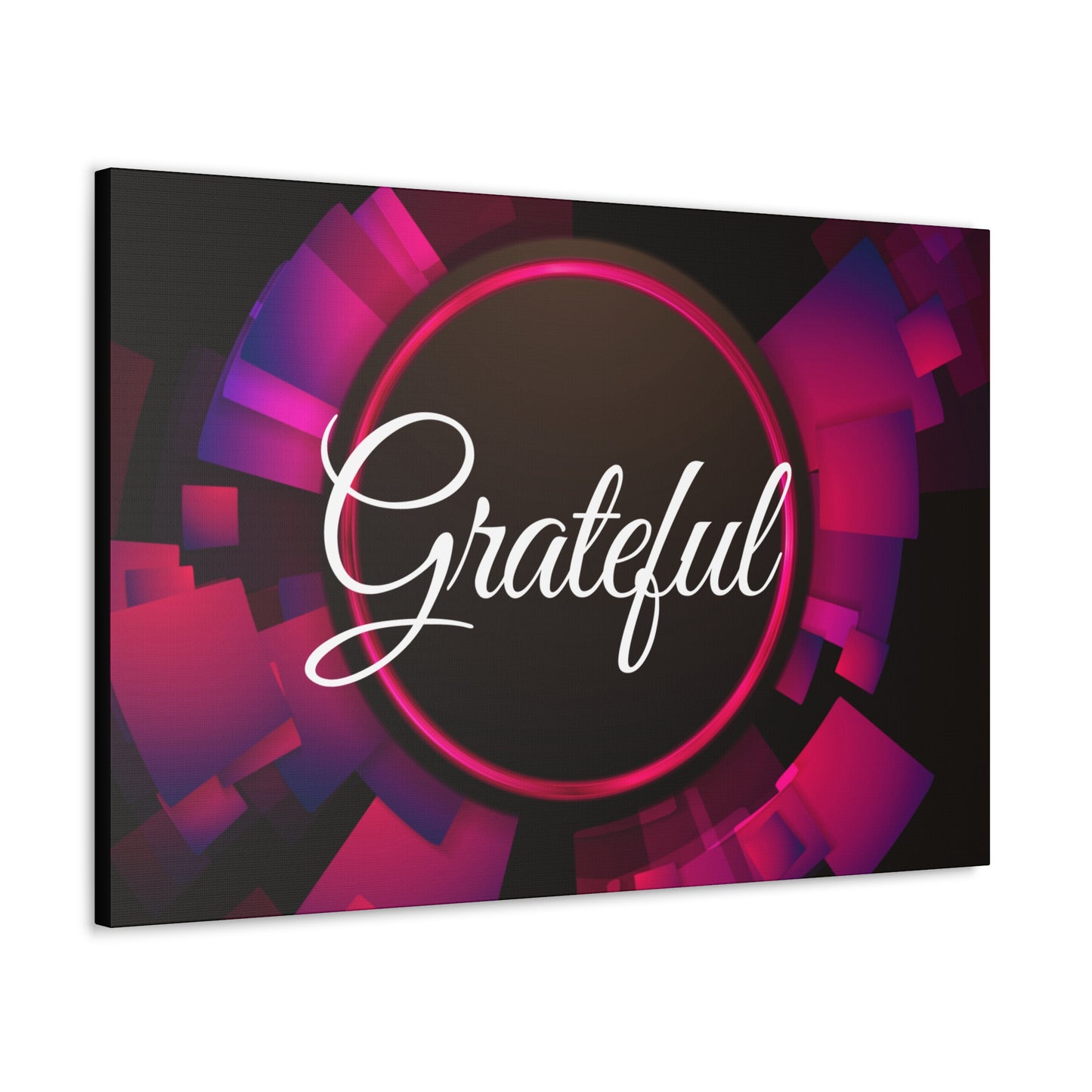 Christian Wall Art: Grateful (Wood Frame Ready to Hang)