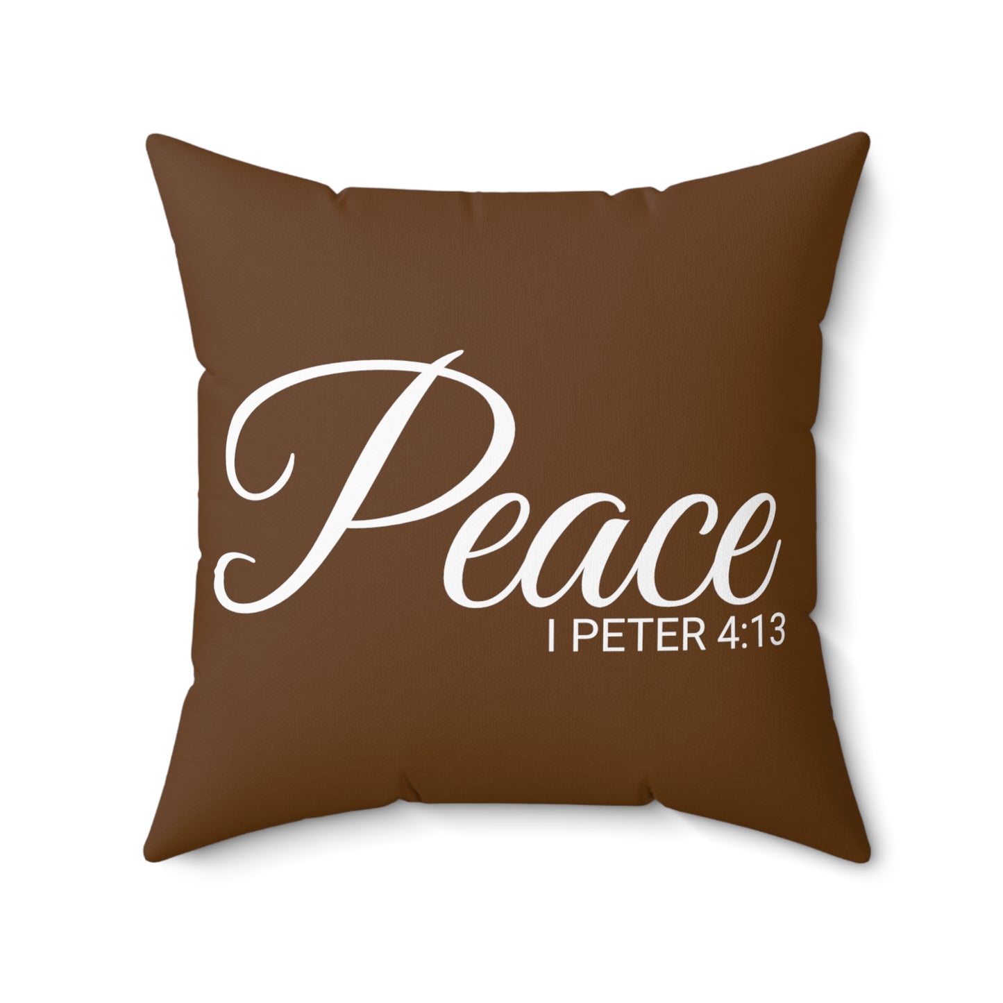 Almohada Escritura Paz 1 Pedro 4:13 Versículo bíblico