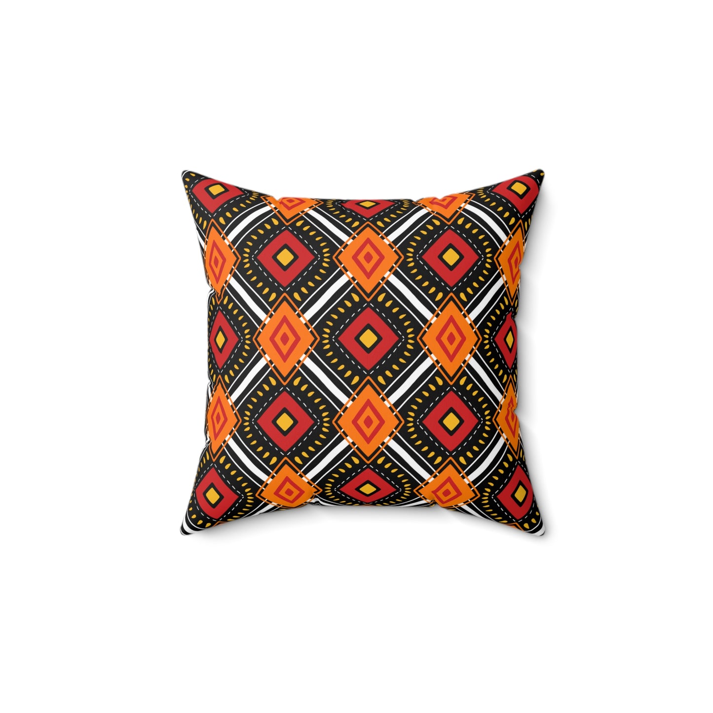 Ikat Style Throw Pillow