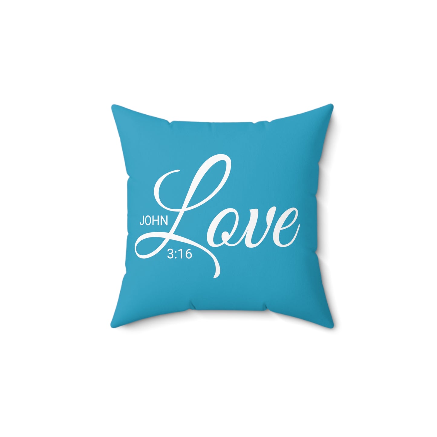 Scripture Love John 3:16 Bible Verse Pillow