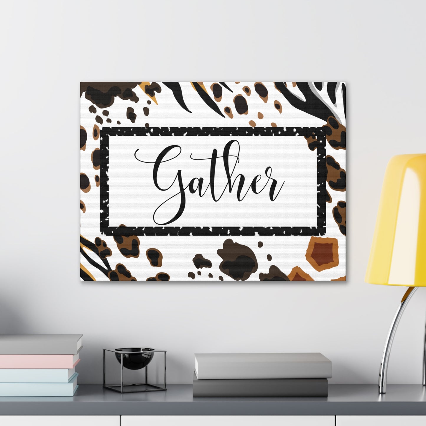 Christian Wall Art: Gather (Wood Frame Ready to Hang)