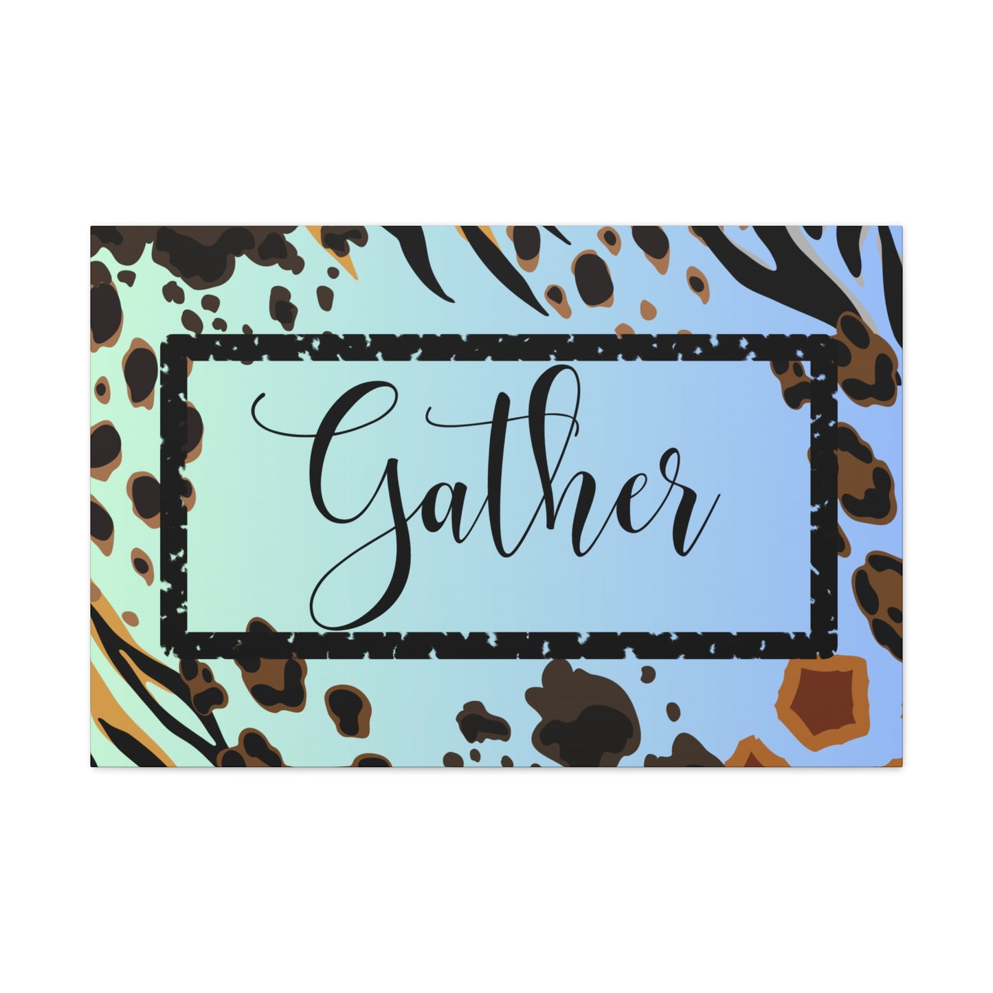 Christian Wall Art: Gather (Wood Frame Ready to Hang)